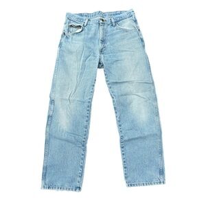 Wrangler | Vintage Light Wash Straight Leg Denim Jeans